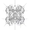 A sketch-style spiderweb with poker cards as the intersecting lines tattoo design idea