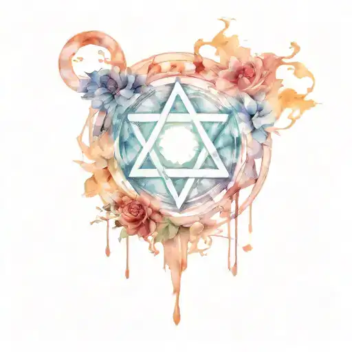 glowing fullmetal alchemist alchemy circle tattoo design idea