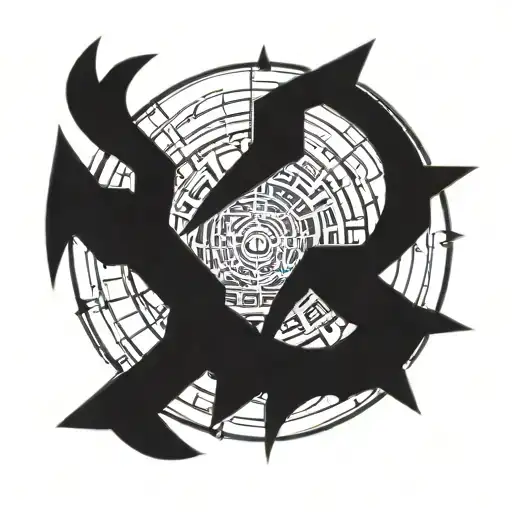 glowing fullmetal alchemist alchemy circle tattoo design idea