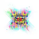 checkered flag with shifter tattoo design idea