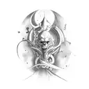 god, creation, fate tattoo design idea