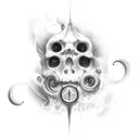 god, creation, fate tattoo design idea