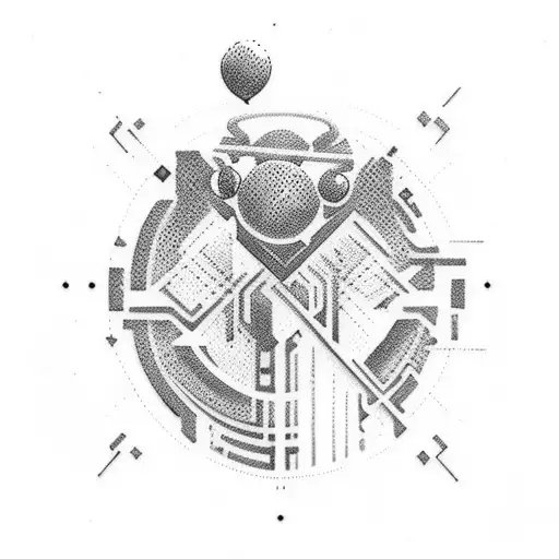 number 15 in morse code tattoo design idea