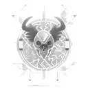 morse code 15 tattoo design idea