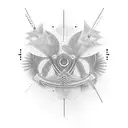 number 15 in morse code tattoo design idea