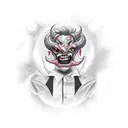 on the dance floor with the devil tattoo design idea