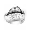 lips tattoo design idea