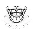 lips tattoo design idea