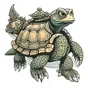 Master Oogway Turtle tattoo design idea