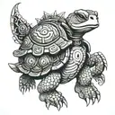 Master Oogway Turtle tattoo design idea