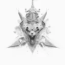 religious tattoo design idea