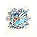 Luffy  tattoo design idea