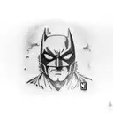 Luffy,Batman Ragnar tattoo design idea