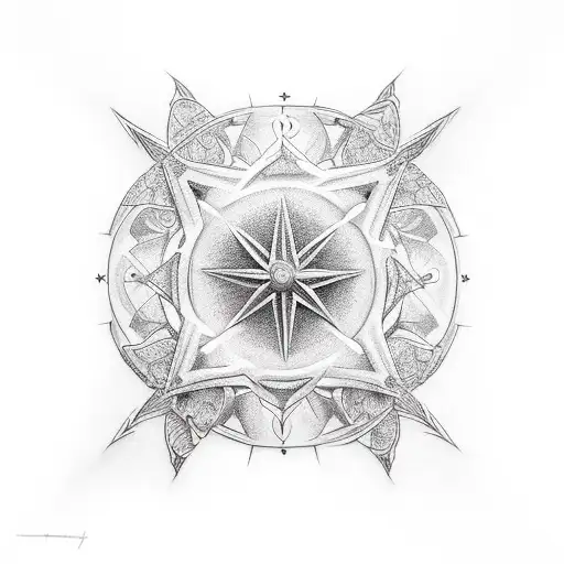 Star tattoo design idea