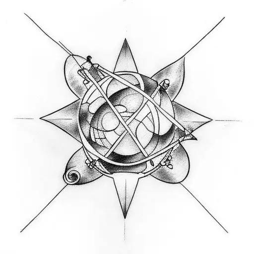treasure planet tattoo design idea