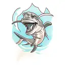 hammerhead shark tattoo design idea