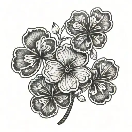 clover  tattoo design idea