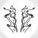 spinal column  tattoo design idea