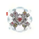 glock 17 tattoo design idea