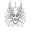 Phoenix ash tattoo design idea