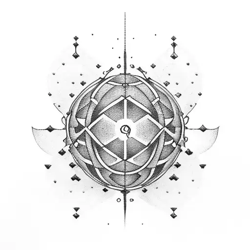 m con una frecuenciacardiaca y al final una bola  tattoo design idea