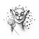 00:00 and '' make a wish'' in the middle  tattoo design idea