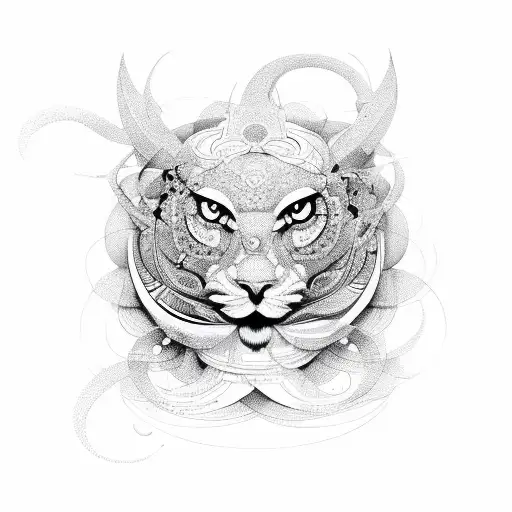 five lignes of mantra for shoulder tattoo design idea