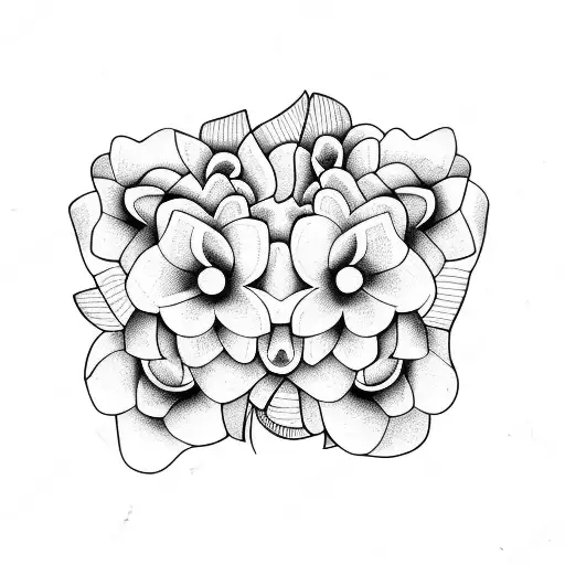 Australia Argentina flowers tattoo design idea
