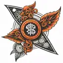 Pharmaceutical symbol tattoo design idea