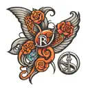 Pharmaceutical symbol tattoo design idea