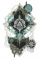 adam creation tattoo design idea