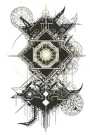 adam creation tattoo design idea