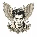 Elvis  tattoo design idea
