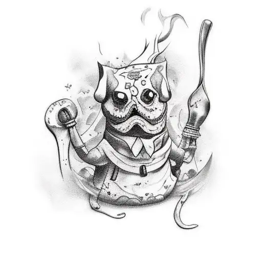 a tattoo that says Let 'em cook tattoo design idea