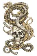Join or Die tattoo design idea