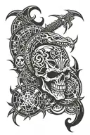 logo collage 5fdp tattoo design idea
