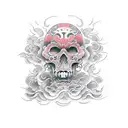 In an eternal cycle, Carpe Diem flourishes as the ephemeral celebration of life, while Memento Mori fades, reminding us  tattoo design idea