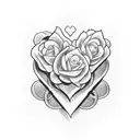 4 heart queens cards  tattoo design idea