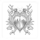 4 heart queens cards  tattoo design idea