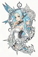 Re zero tattoo design idea