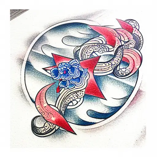 Star tattoo design idea