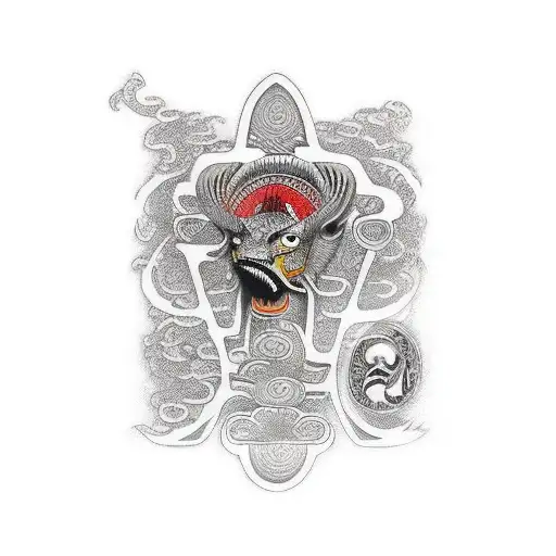 maori bruce lee tattoo design idea