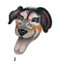 kabuki tattoo design idea