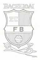 fc barcelona logo tattoo design idea