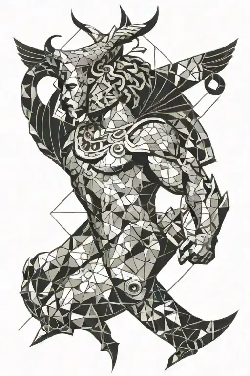 perseus greek mythology tattoo design idea