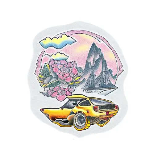 subaru brz tattoo design idea