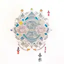 arabic tattoo design idea