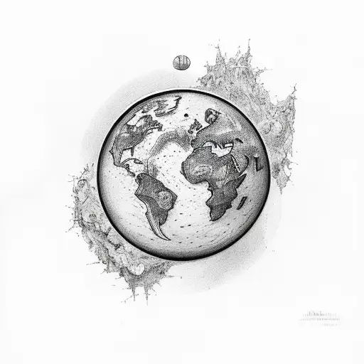 4 elements of Earth  tattoo design idea