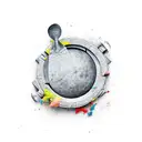 wall with a trowel  tattoo design idea