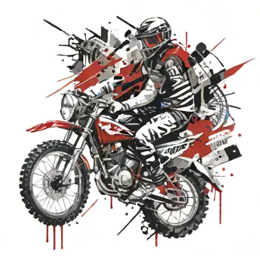 Przeplatany motyw ultras i patriotycznu tattoo design idea